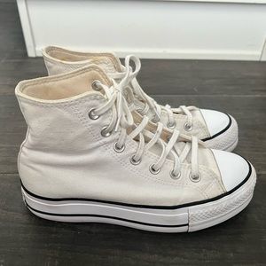Platform Converse White Womens